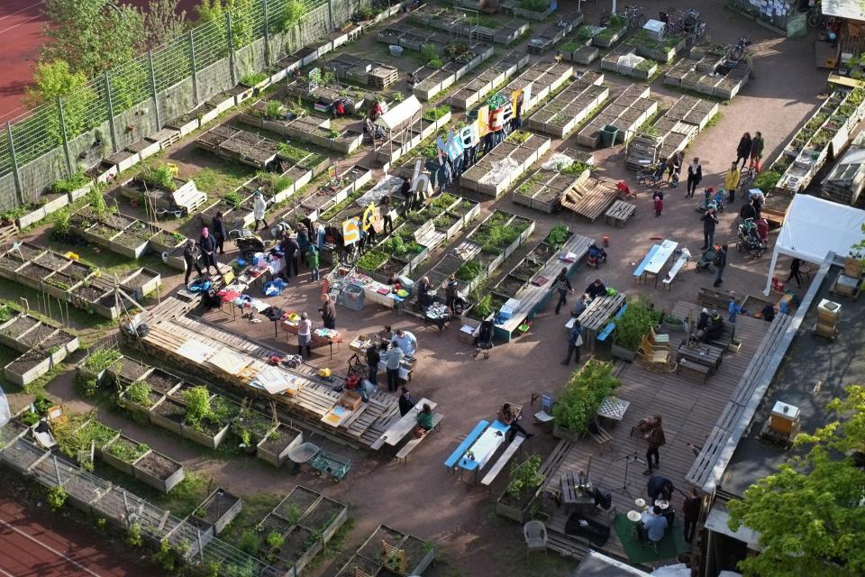 Beispiel: Gemeinschaftsgarten: himmelbeet, Berlin